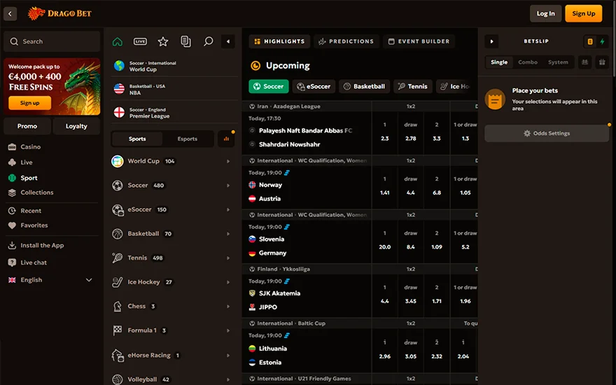 Dragobet website